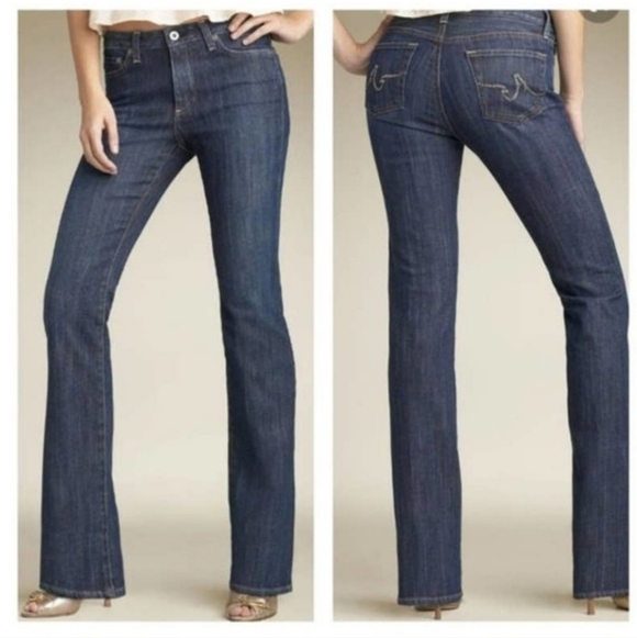 AG Adriano Goldschmeid The ELite Straight Leg Cobalt Wash Jeans Size 27 R - Picture 15 of 15